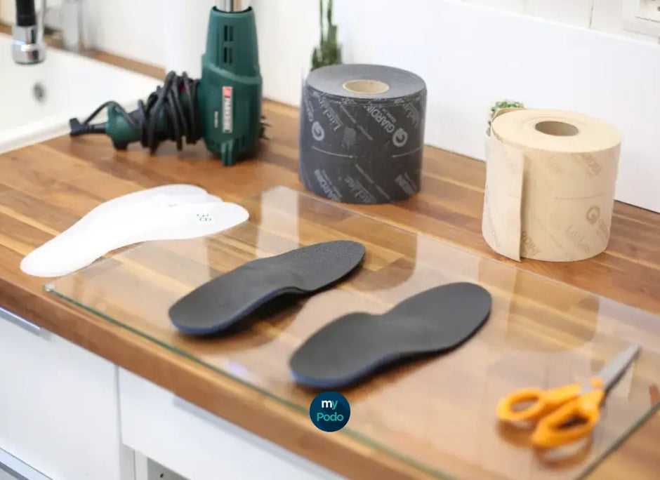 Les semelles orthopédiques thermoformées My Podologie