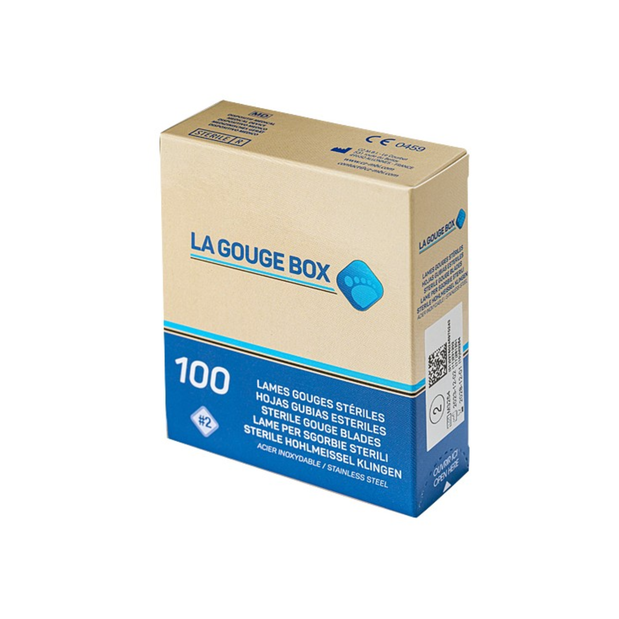 100 Lames de gouges stériles - La Gouge Box Coblentz Medical 