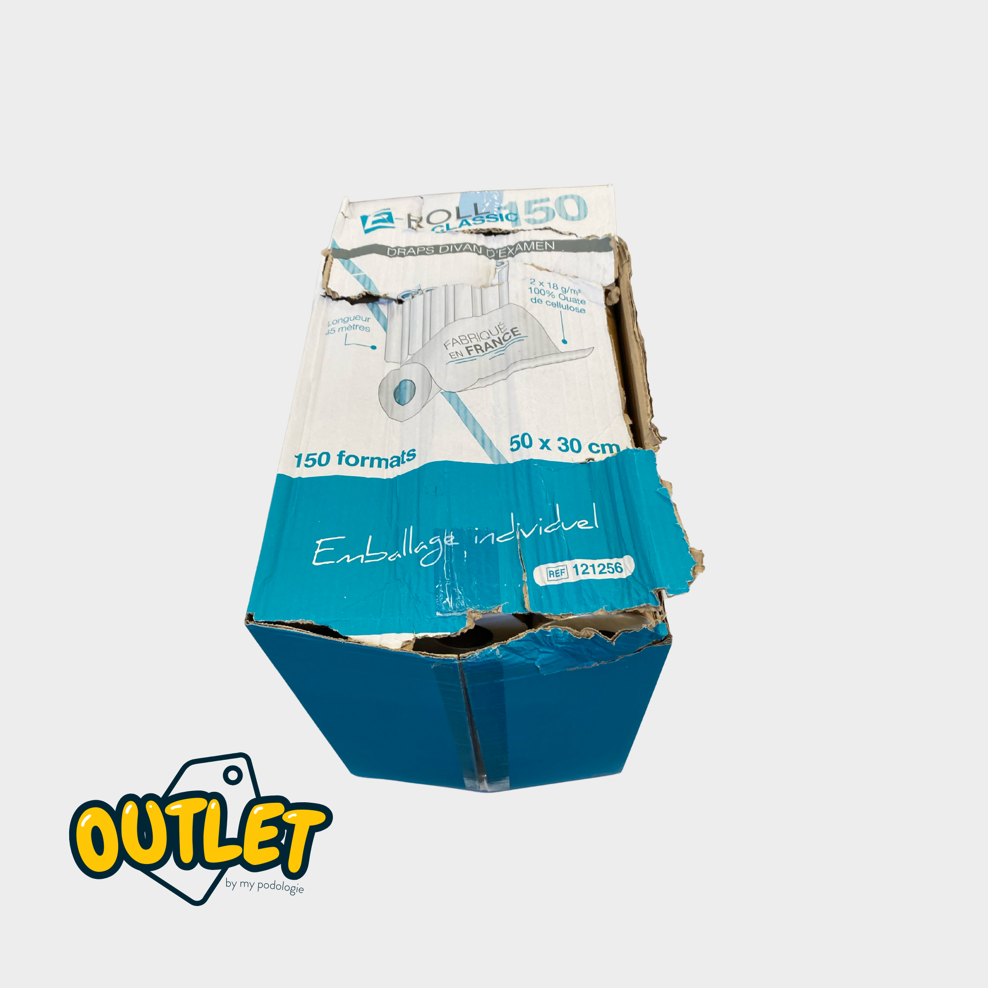 12 rollen Gladde witte onderzoeksvellen - 150 maten - 50 x 35 cm // Opruiming Opruiming 