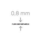 Mijn koolstofvezel - Koolstofvezel - 0,8 mm / 2,1 mm