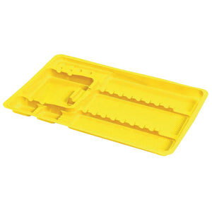 50 single-use care trays with compartments - 3 formats My Podology 180-x-280-x-17-mm-Yellow