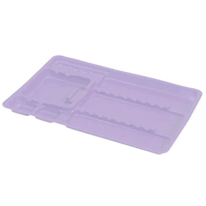 50 single-use care trays with compartments - 3 formats My Podology 180-x-280-x-17-mm-Lavender
