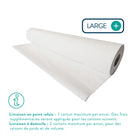 6 rollen Grote gladde witte onderzoeksvellen - 142 maten - 60 x 38 cm