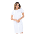 Catherine - Lange blouse - Korte mouwen - Dames - 105 cm