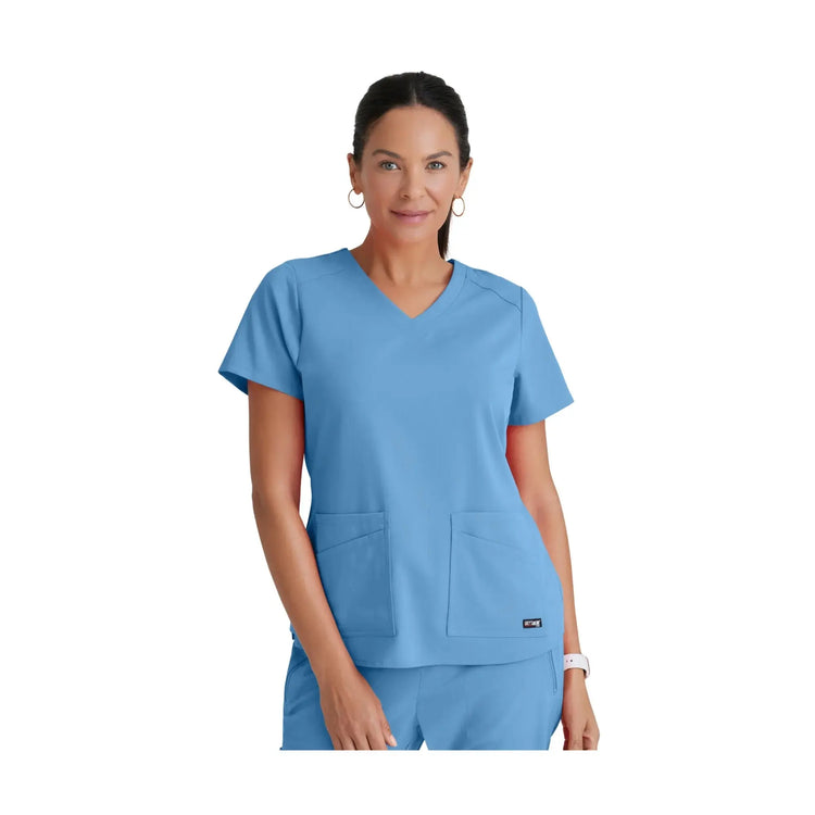 Aura - Tuniek met V-hals - Dames - Grey's Anatomy Stretch Grey's Anatomy Sky Blue / XL