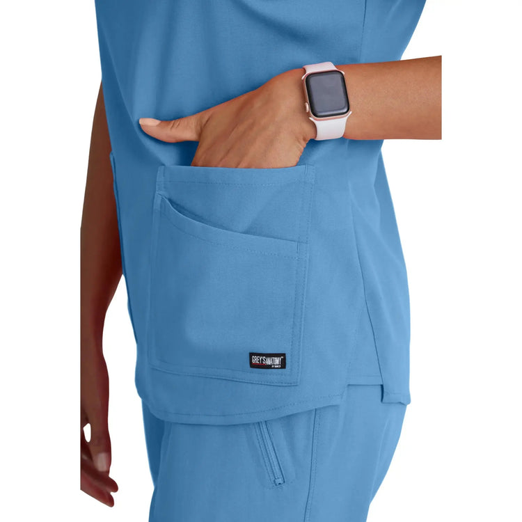 Aura - Tuniek met V-hals - Dames - Grey's Anatomy Stretch Grey's Anatomy 