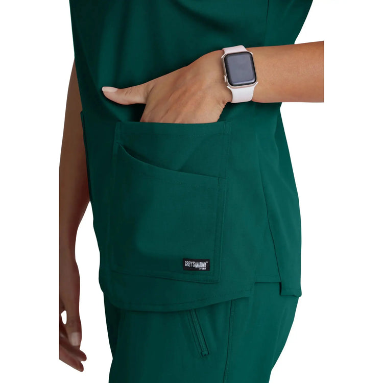 Aura - Tuniek met V-hals - Dames - Grey's Anatomy Stretch Grey's Anatomy 