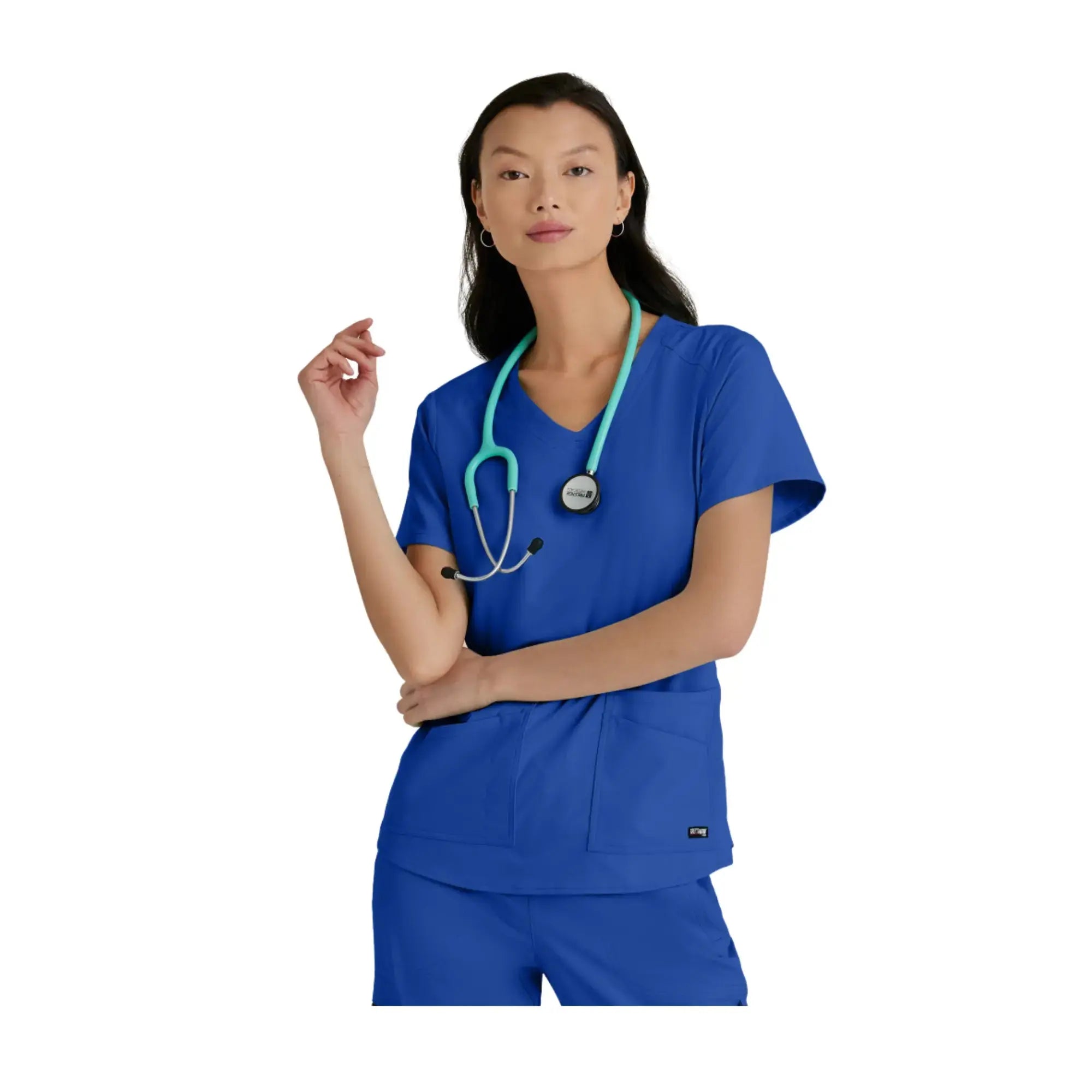 Aura - Tuniek met V-hals - Dames - Grey's Anatomy Stretch Grey's Anatomy 