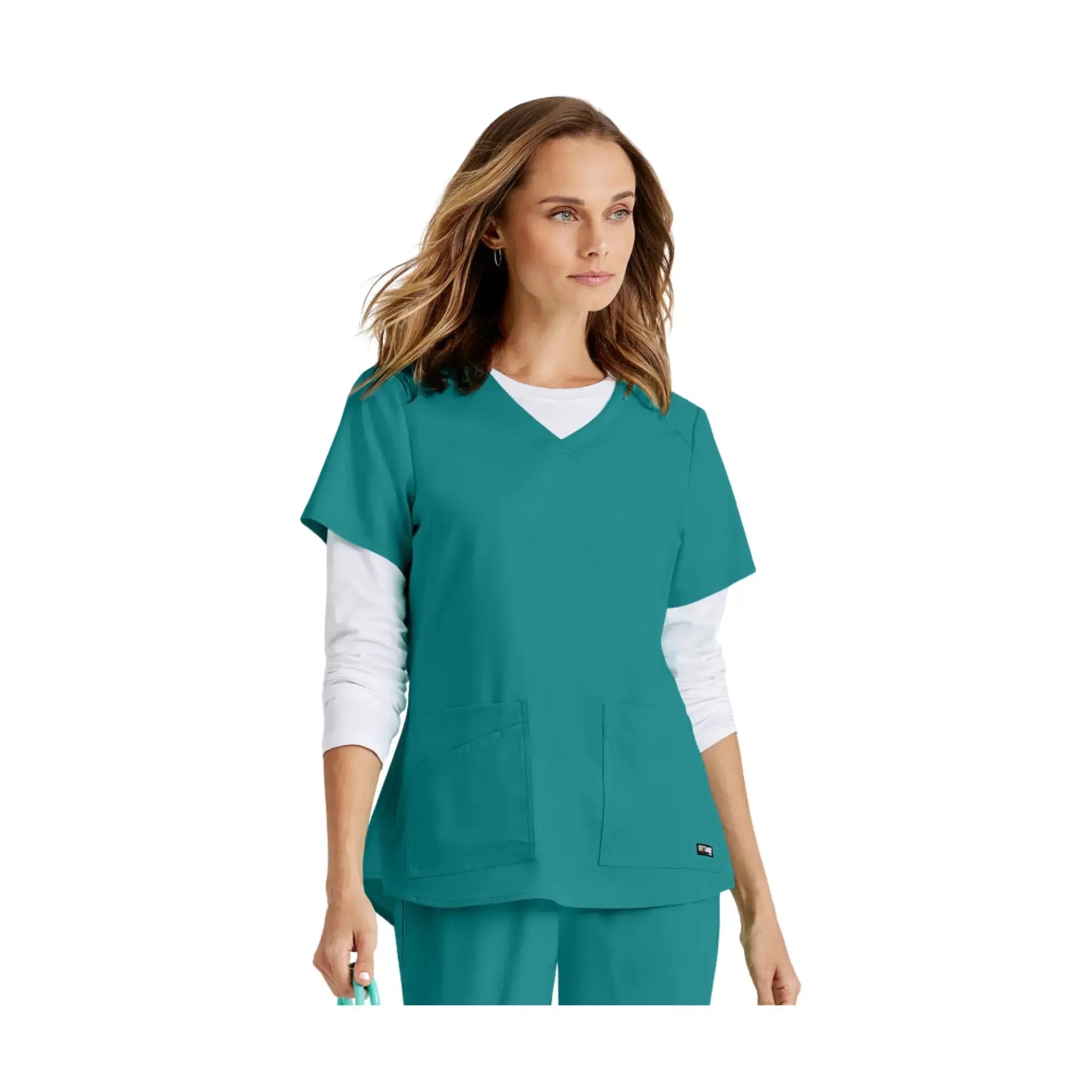 Aura - Tuniek met V-hals - Dames - Grey's Anatomy Stretch Grey's Anatomy 