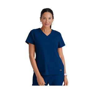 Aura - Tuniek met V-hals - Dames - Grey's Anatomy Stretch Grey's Anatomy 