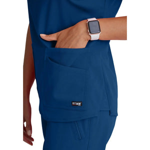 Aura - Tuniek met V-hals - Dames - Grey's Anatomy Stretch Grey's Anatomy 