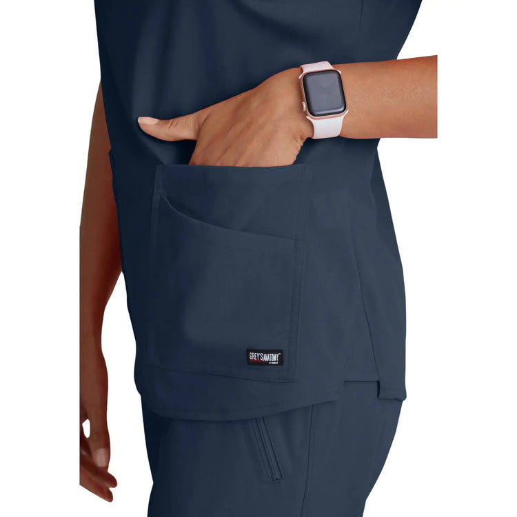 Aura - Tuniek met V-hals - Dames - Grey's Anatomy Stretch Grey's Anatomy 