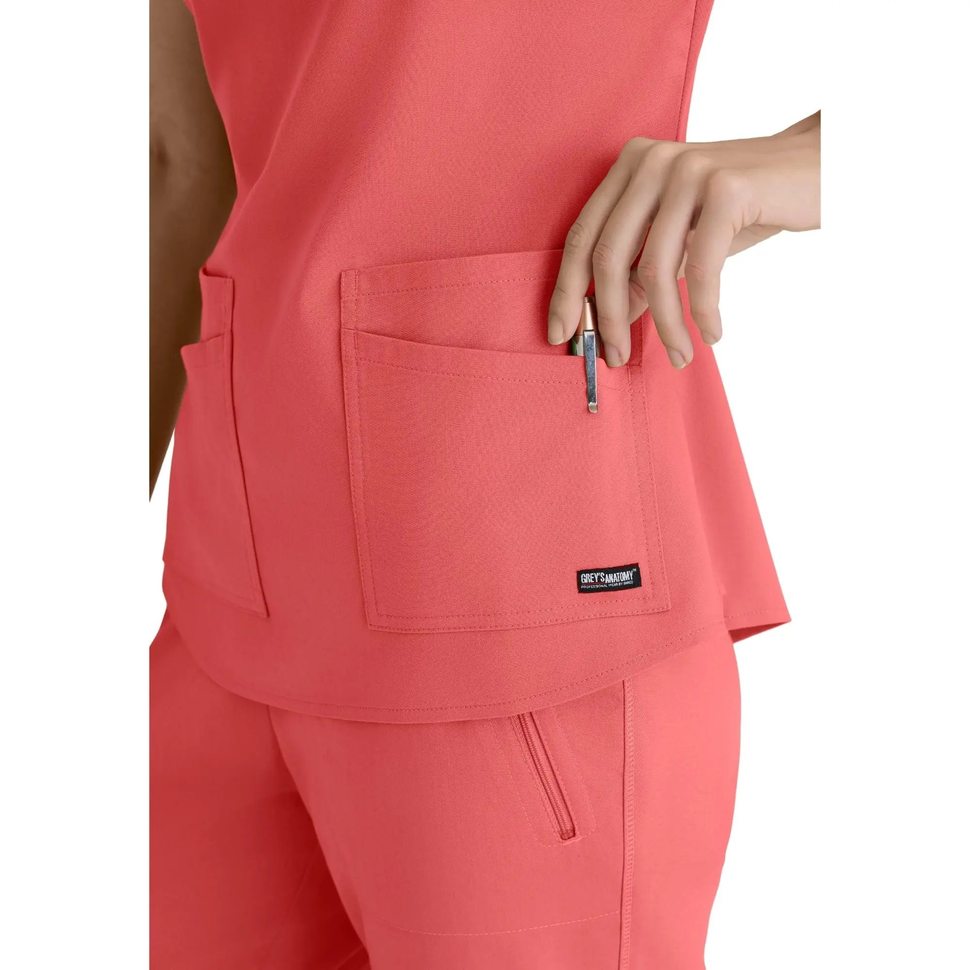 Aura - Tuniek met V-hals - Dames - Grey's Anatomy Stretch Grey's Anatomy 