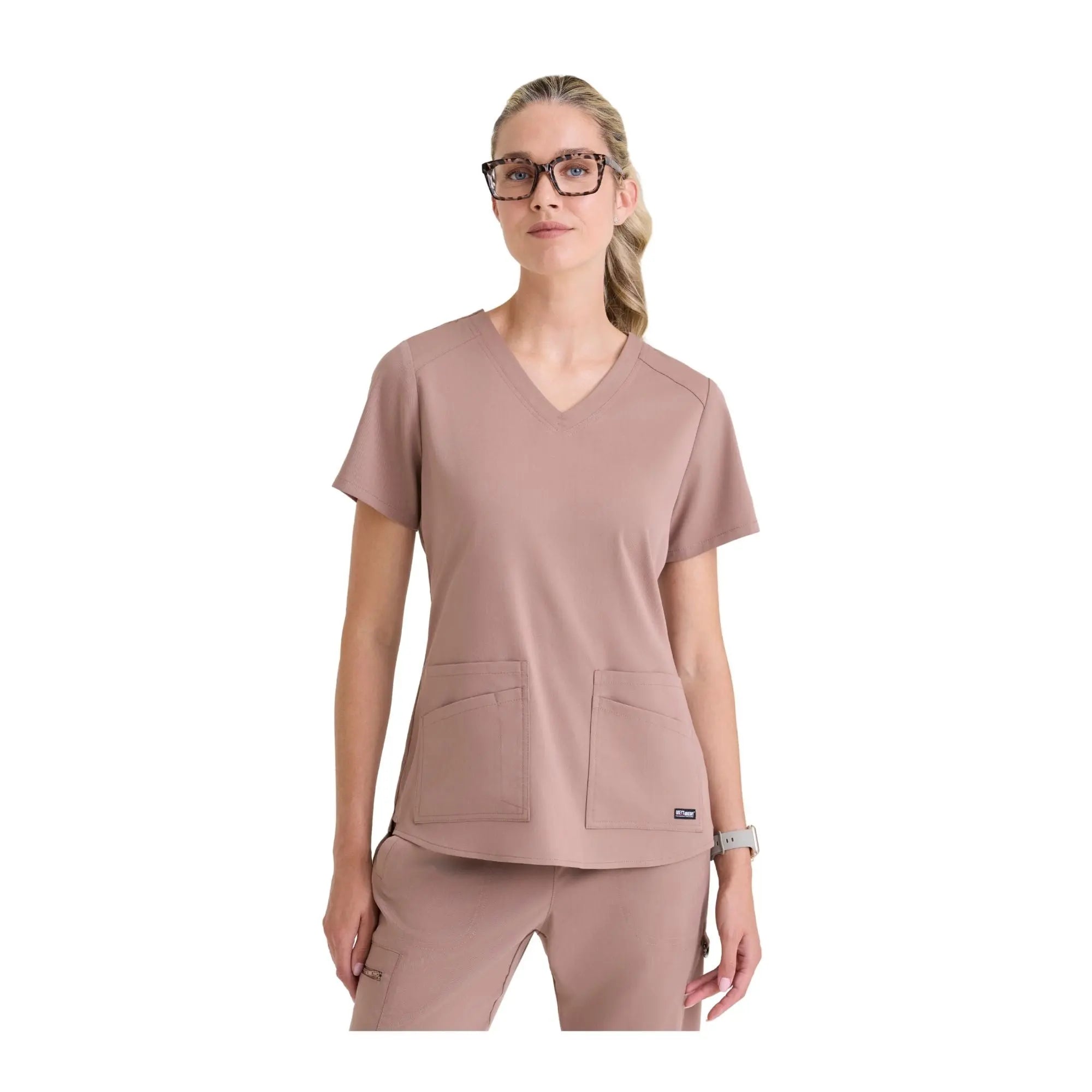 Aura - Tuniek met V-hals - Dames - Grey's Anatomy Stretch Grey's Anatomy 