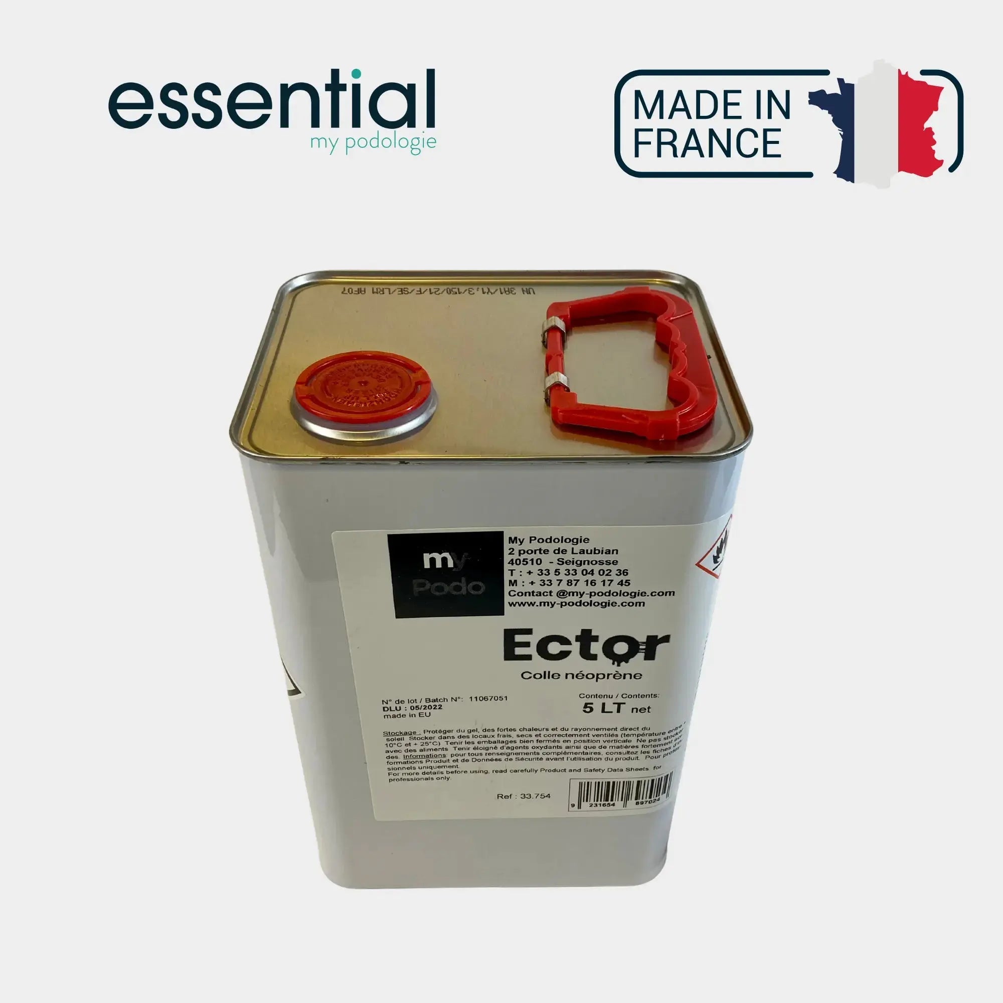 Blikje neopreenlijm 5 L - Essential van My Podologie - My Podologie