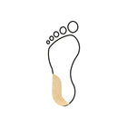 Varus-valgus wig - 8 mm - Shore 70-75 - Beige