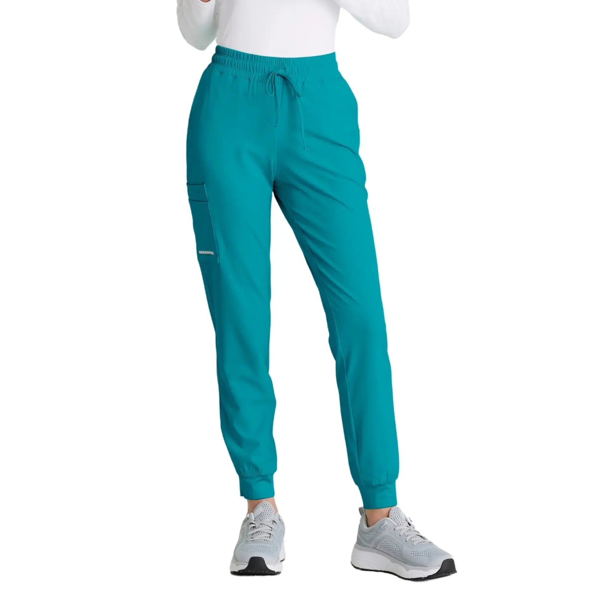 Elym - Joggingbroek met trekkoord - Dames - Skechers SKECHERS Caribisch blauw / XL