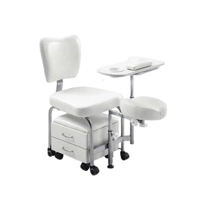 Fauteuil de pédicurie avec tabouret et rangements - Tendy - Weelko Naggura 
