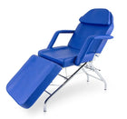 Stalen fauteuil - 3 panelen met armleuningen - Kunstleer bekleding