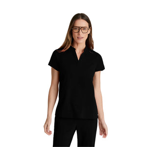 Flora - Tunique col à bande - Femme - Grey’s Anatomy Stretch Grey’s Anatomy  Noir / XL