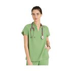 Flora - Banded Collar Tunic - Women's - Grey's Anatomy Stretch