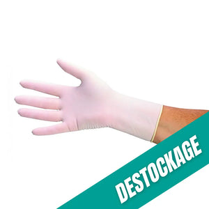 Onderzoekshandschoenen - Latex - Voorgepoederd - Doos van 100 - My Podology // Opruiming