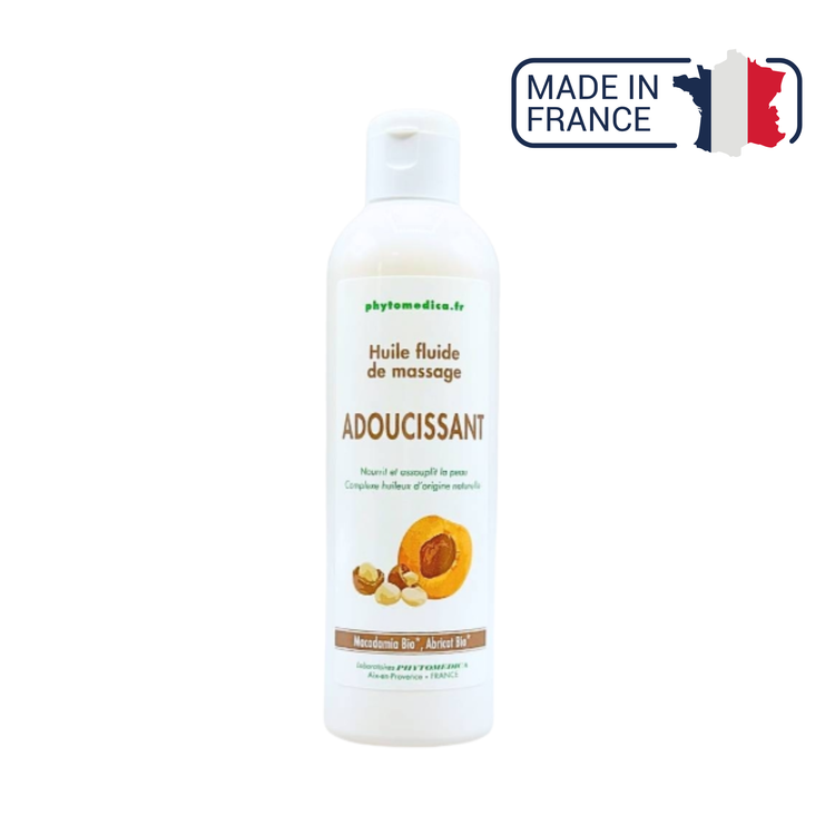 Huile fluide de Massage Adoucissant - Macadamia - deux contenances - Phytomedica Laboratoires Phytomedica 