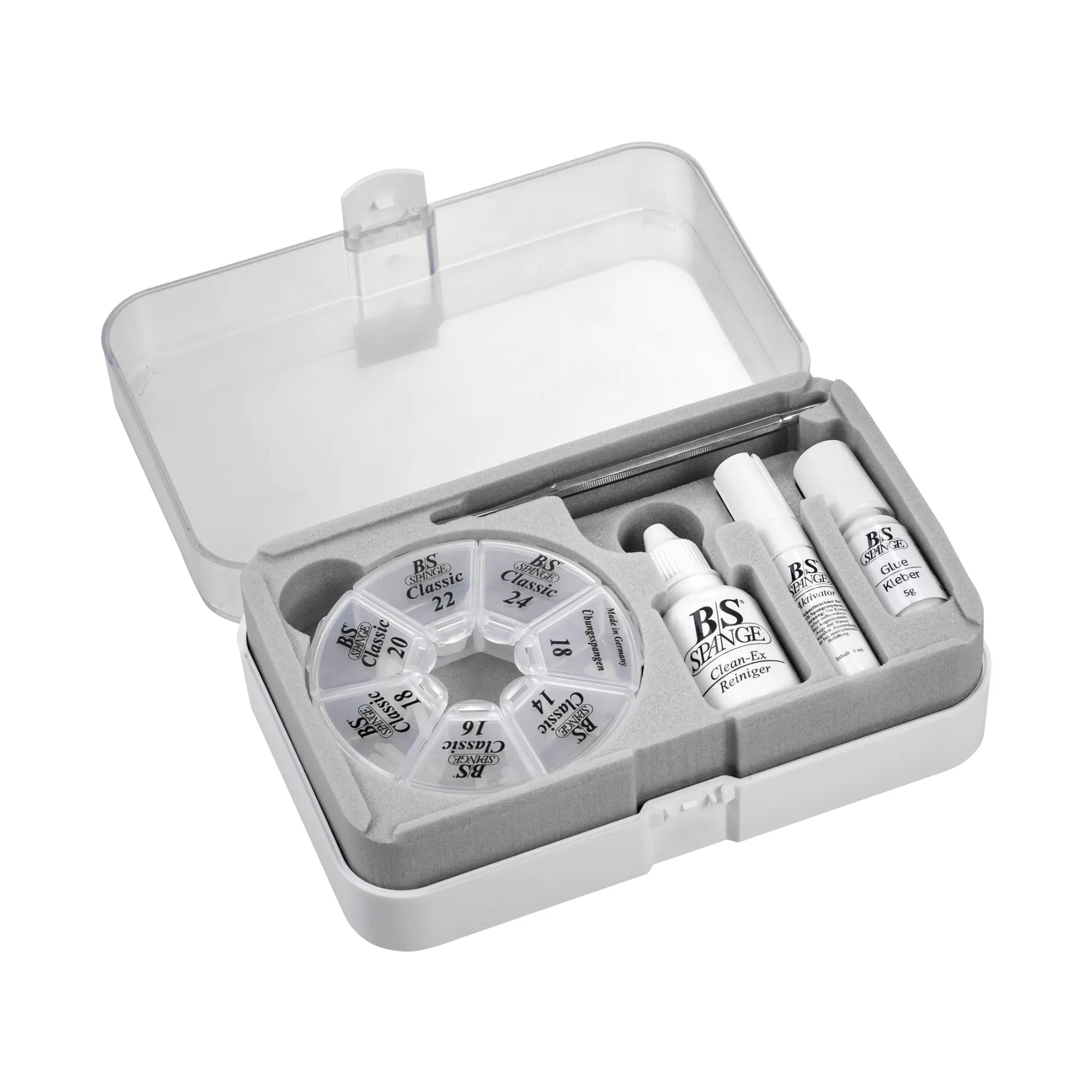 Kit de démarrage B/S Classique - Starter Set - 40 languettes - Largeur 3mm - B/S-Spange B/S Spange 