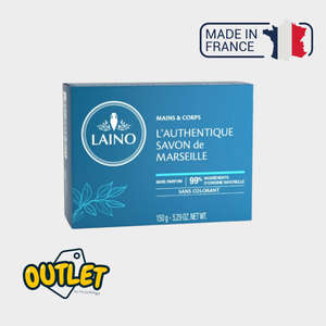 De authentieke Marseillezeep 150 g - Laino // Verouderde datum Eona 