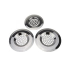 Set metalen spoelbakfilters om verlies van aardbeien te voorkomen