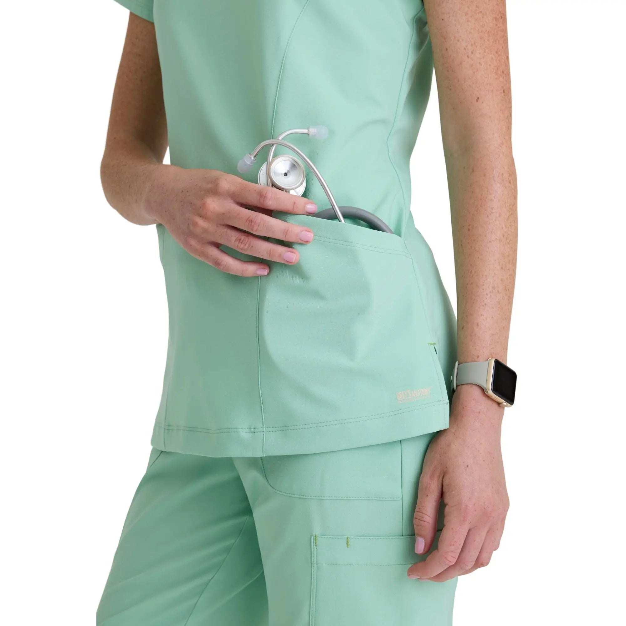 Louisa - Tuniek met ingekeepte kraag - Dames - Grey's Anatomy Evolve Grey's Anatomy 