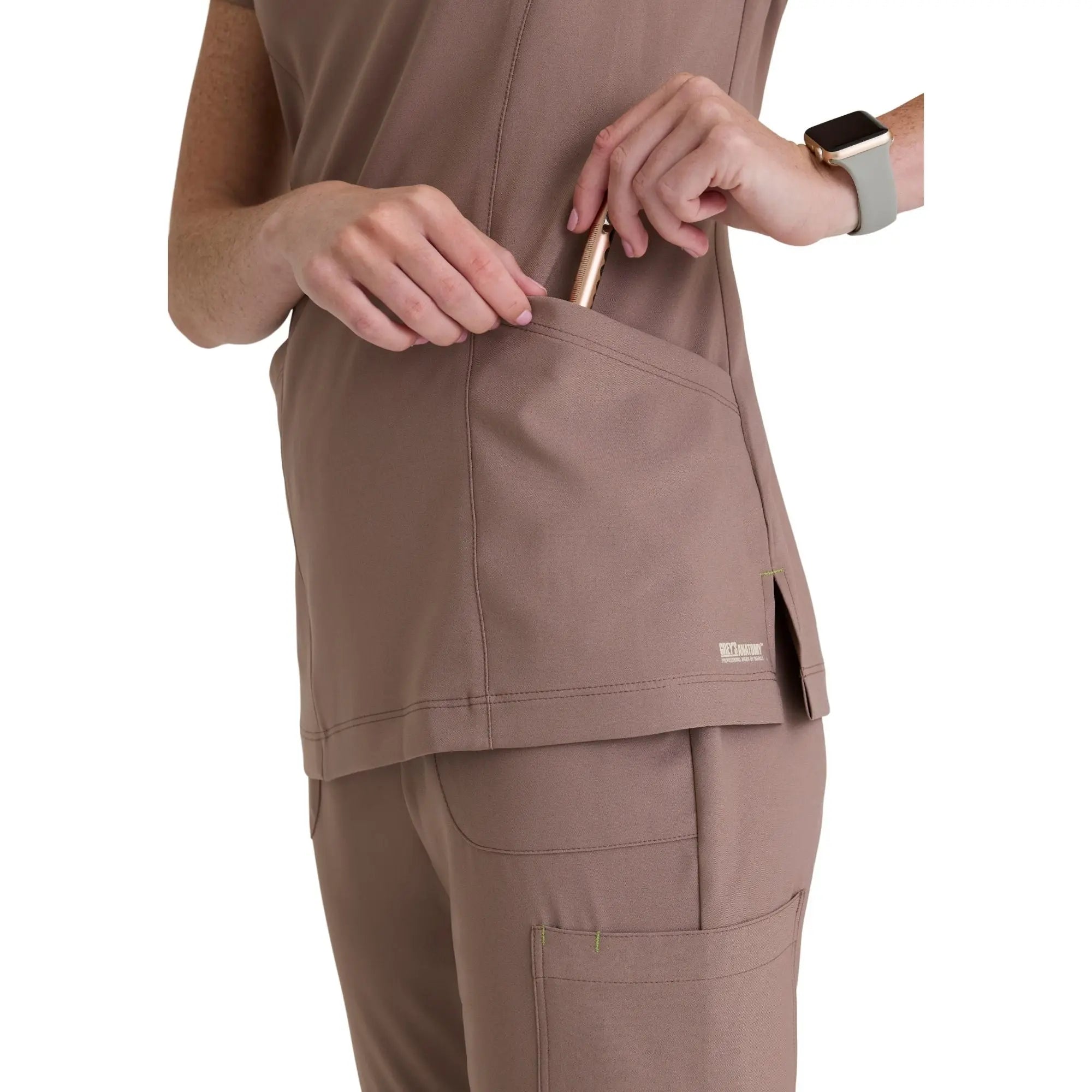 Louisa - Tuniek met ingekeepte kraag - Dames - Grey's Anatomy Evolve Grey's Anatomy 