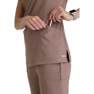 Louisa - Tuniek met ingekeepte kraag - Dames - Grey's Anatomy Evolve Grey's Anatomy 