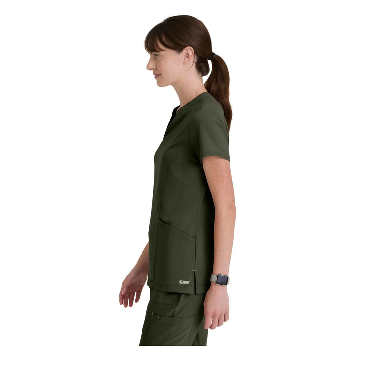 Louisa - Tuniek met ingekeepte kraag - Dames - Grey's Anatomy Evolve Grey's Anatomy 