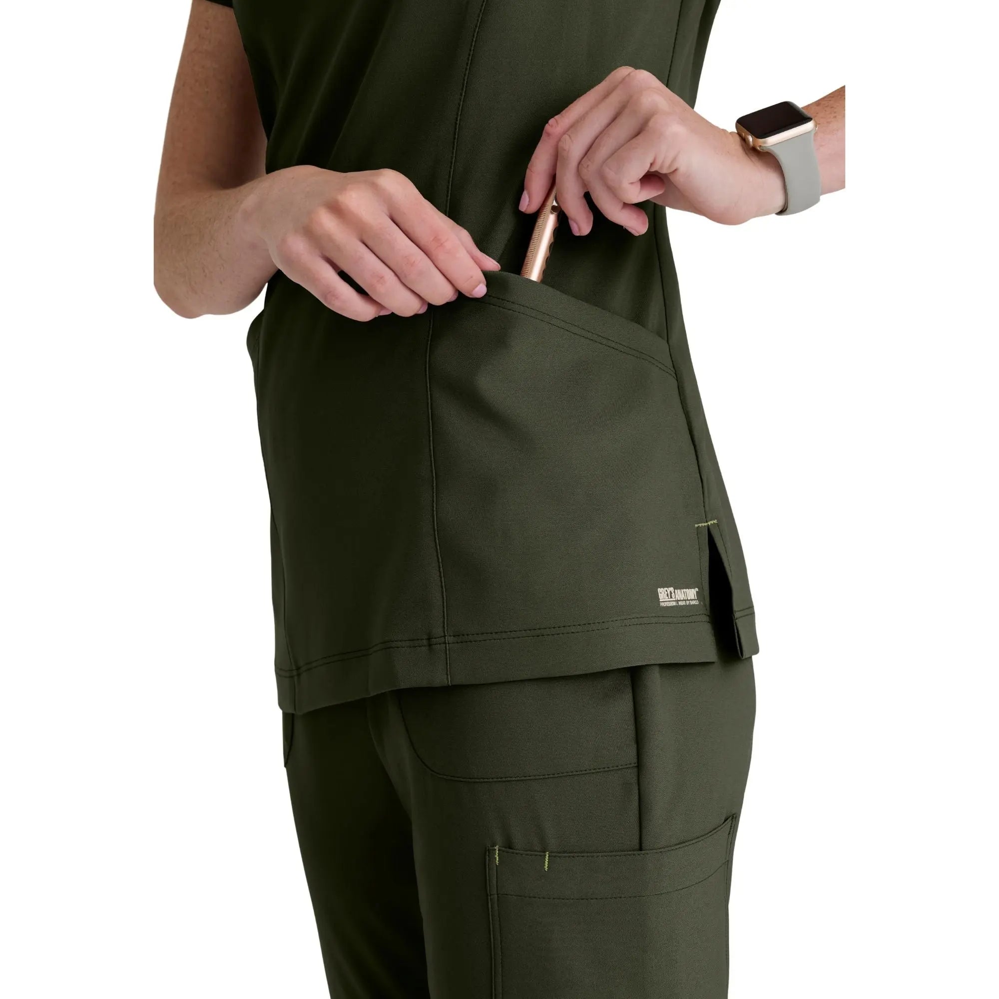 Louisa - Tuniek met ingekeepte kraag - Dames - Grey's Anatomy Evolve Grey's Anatomy 