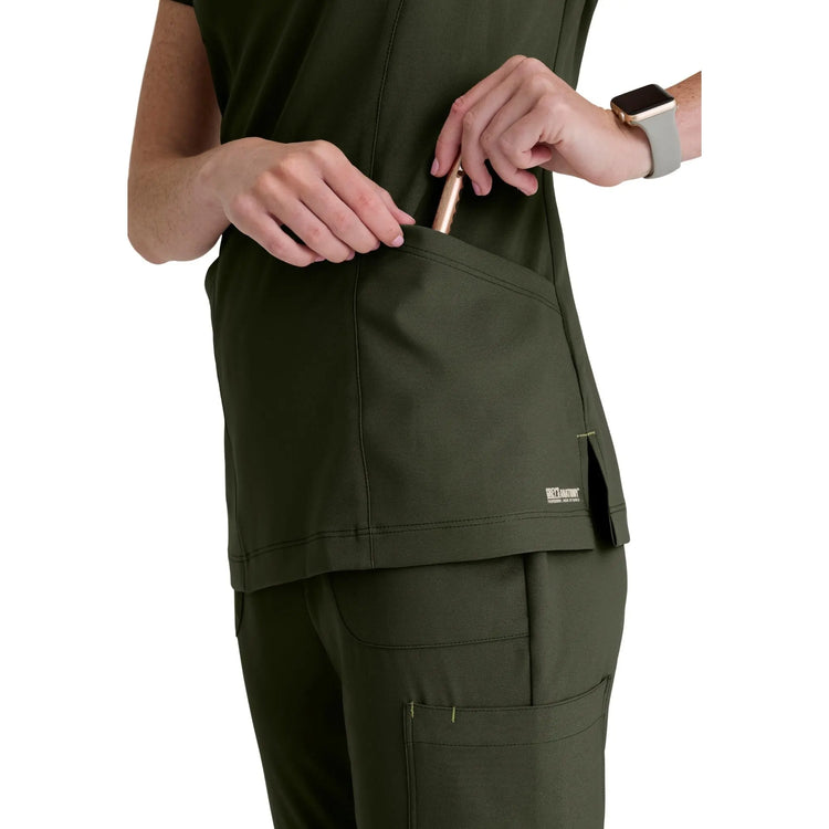 Louisa - Tuniek met ingekeepte kraag - Dames - Grey's Anatomy Evolve Grey's Anatomy 