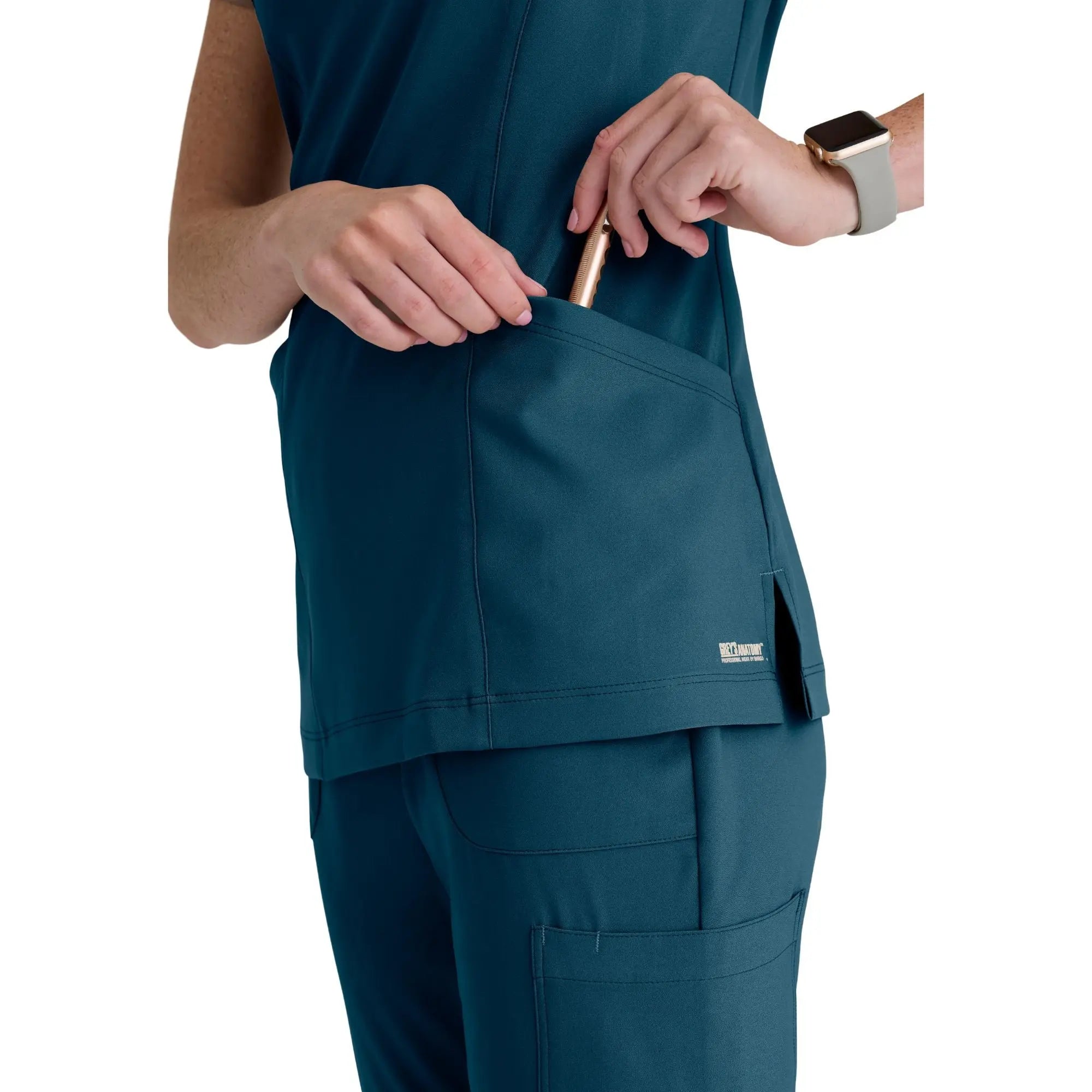 Louisa - Tuniek met ingekeepte kraag - Dames - Grey's Anatomy Evolve Grey's Anatomy 