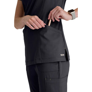 Louisa - Tuniek met ingekeepte kraag - Dames - Grey's Anatomy Evolve Grey's Anatomy 