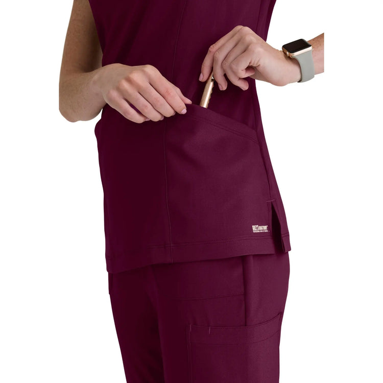 Louisa - Tuniek met ingekeepte kraag - Dames - Grey's Anatomy Evolve Grey's Anatomy 