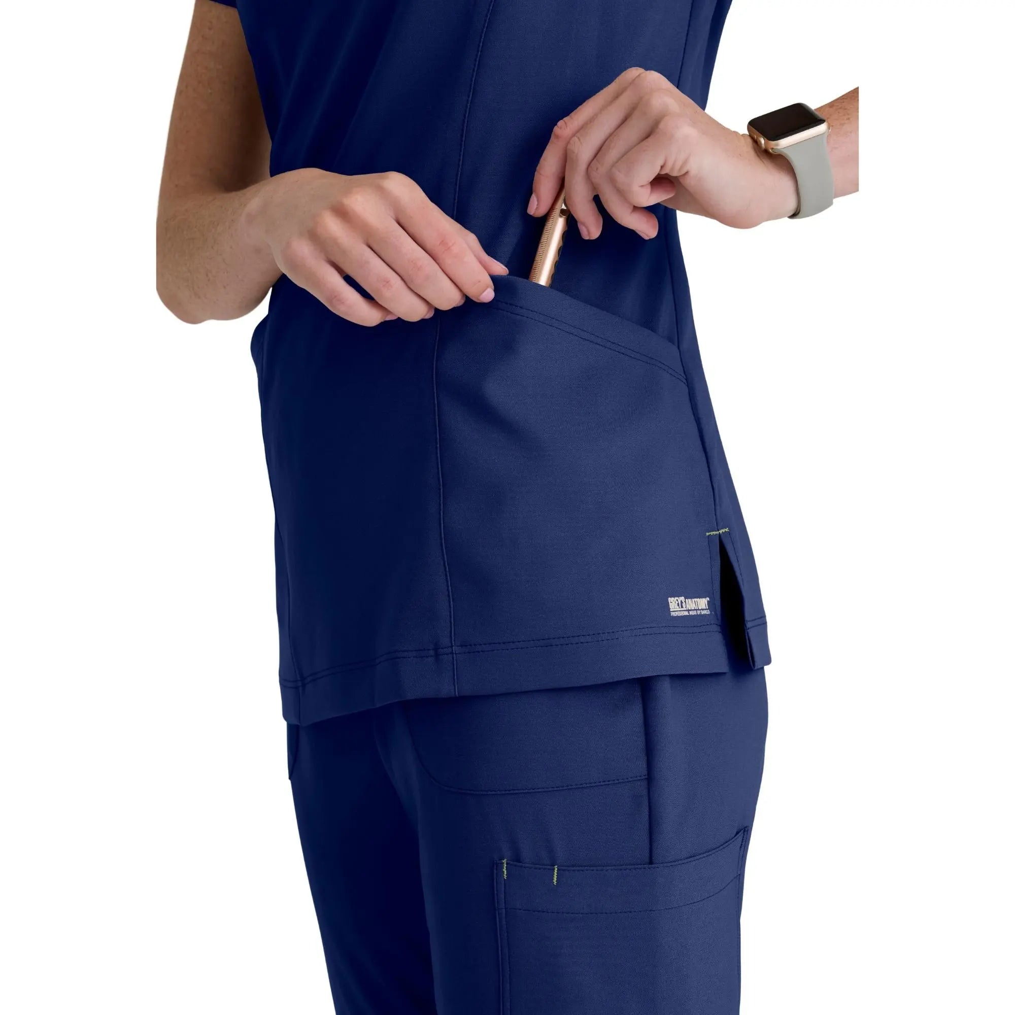 Louisa - Tuniek met ingekeepte kraag - Dames - Grey's Anatomy Evolve Grey's Anatomy 