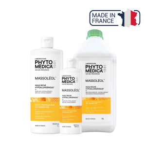 Massoléol® - Huile riche de massage neutre hypoallergénique - Parfum Rose - Phytomedica Laboratoires Phytomedica 