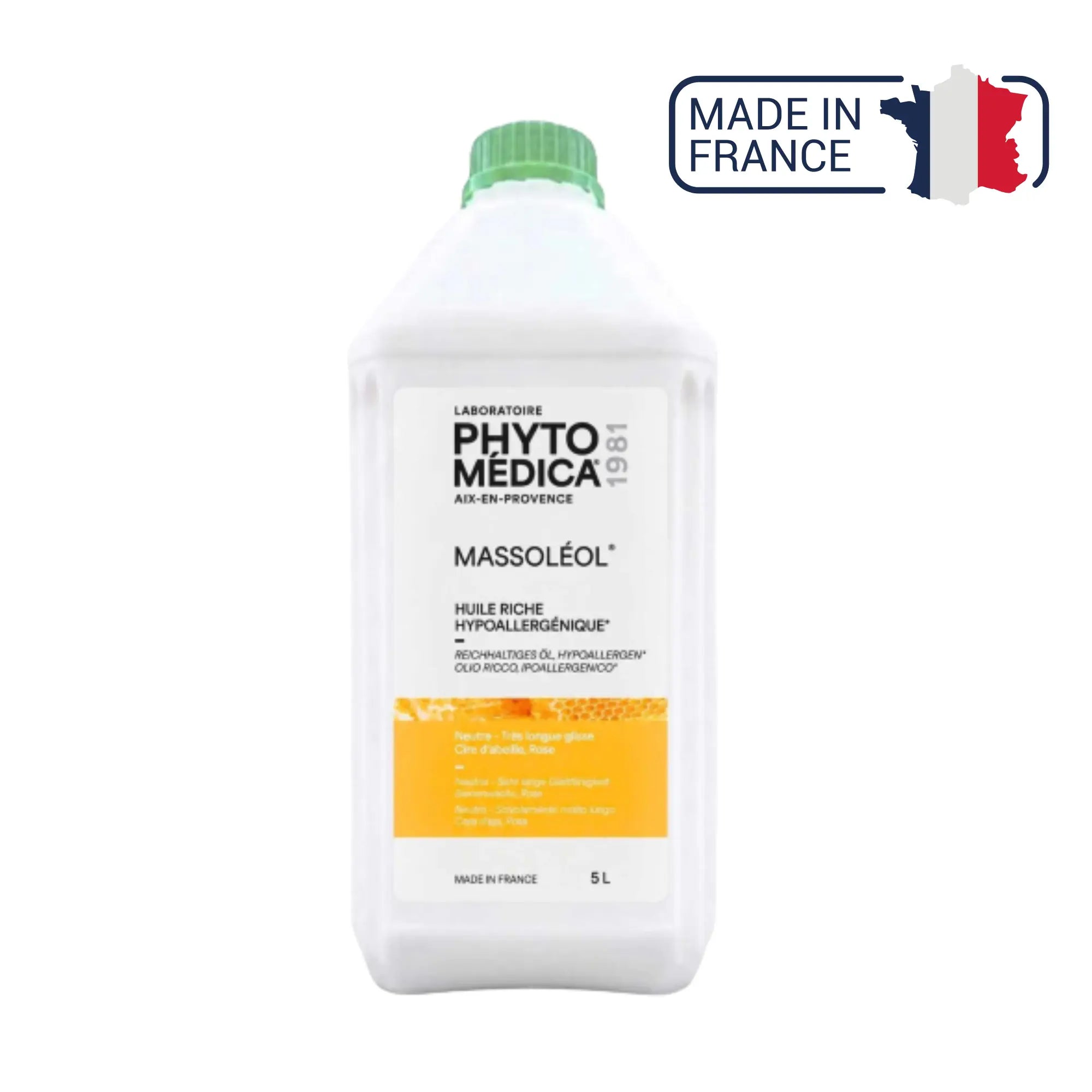 Massoléol® - Huile riche de massage neutre hypoallergénique - Parfum Rose - Phytomedica Laboratoires Phytomedica 