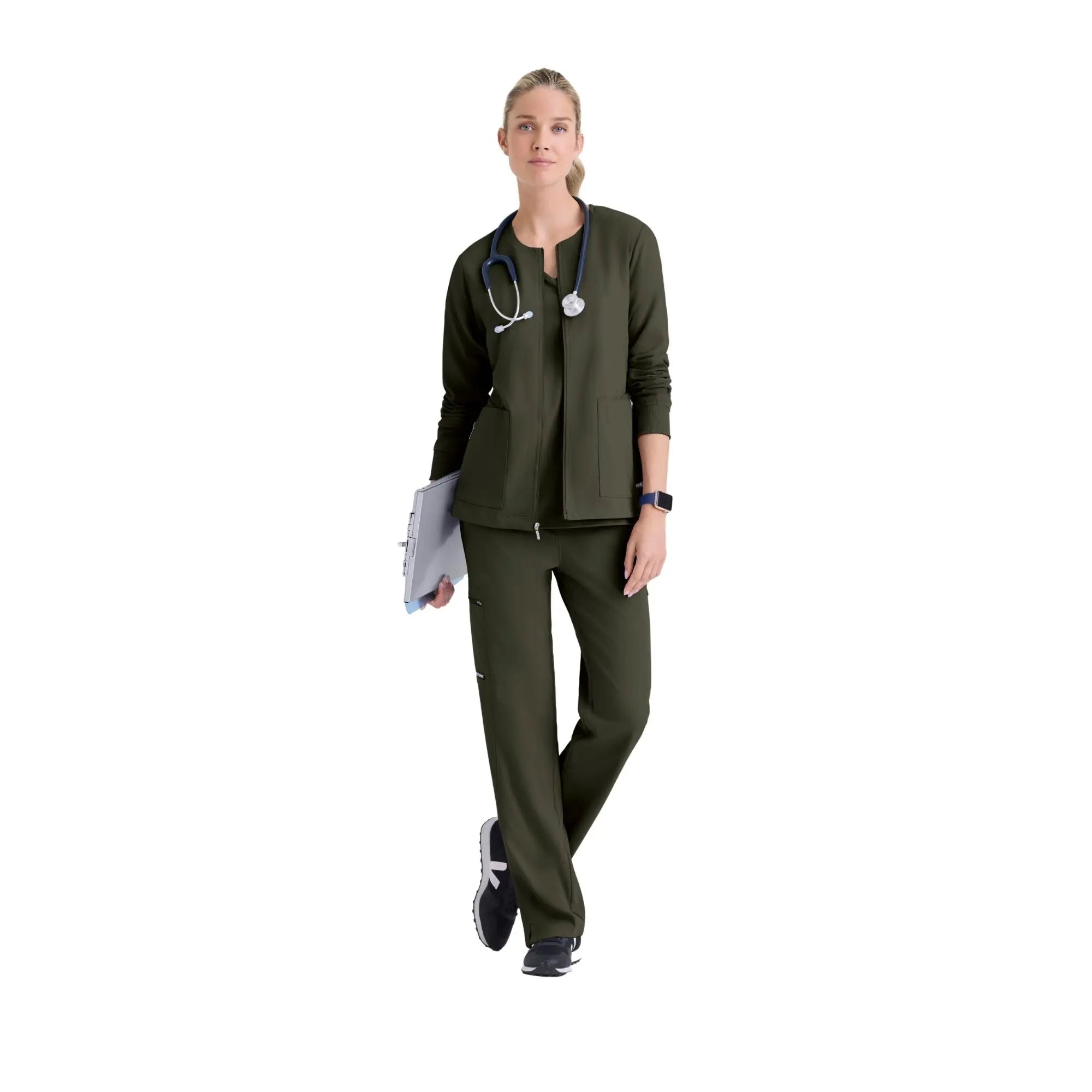 Mila - Medisch jack met ronde hals - Dames - Grey's Anatomy Stretch Grey's Anatomy 