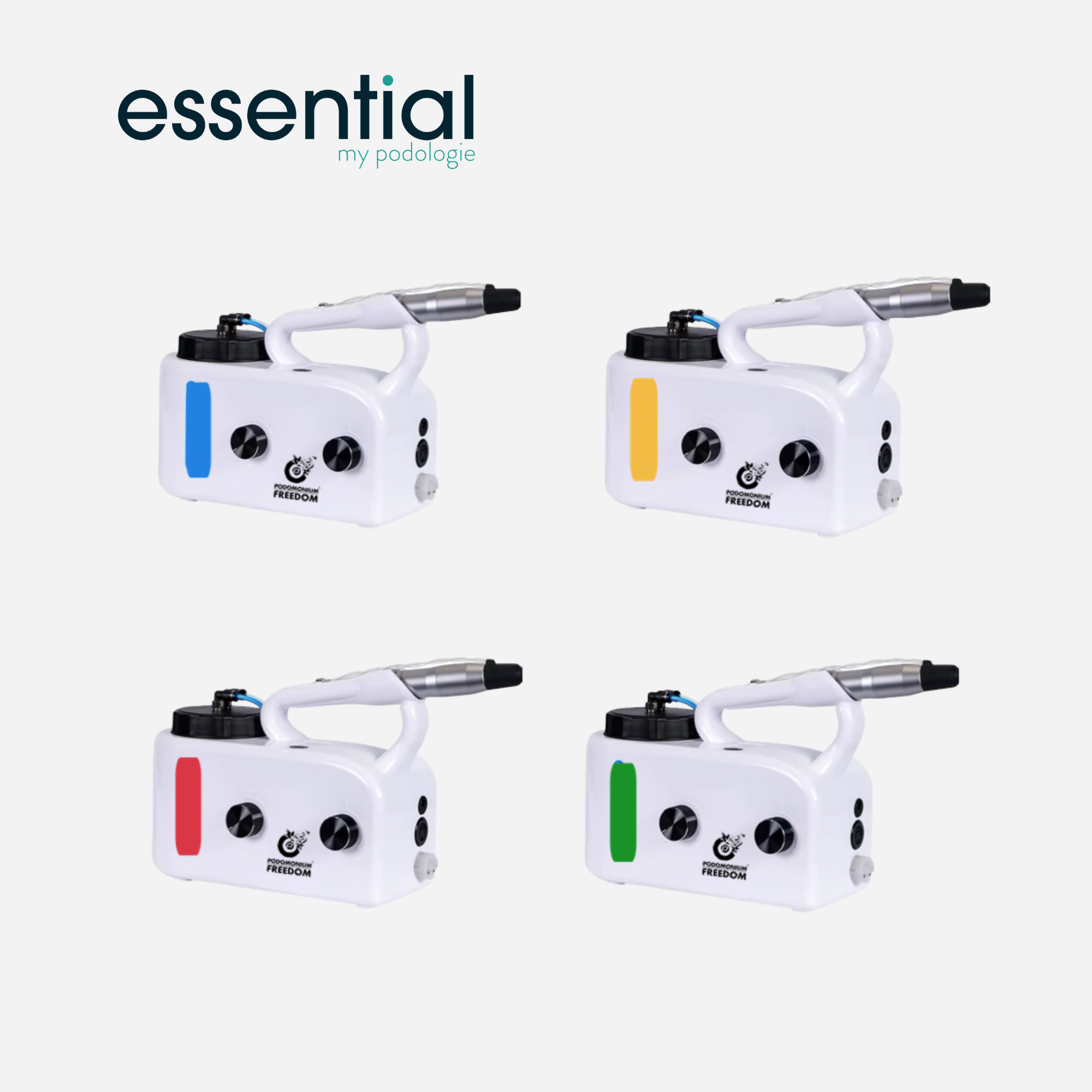 Moteur de Pédicure Sans Fil Podomonium Freedom Wet - 40 000 tpm - Essential My Podologie Essential 