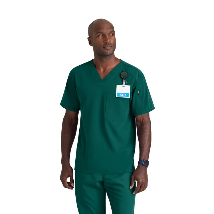 Murphy - Tunique col V - Homme - Grey's Anatomy Stretch Grey’s Anatomy  Vert Chasseur / XL