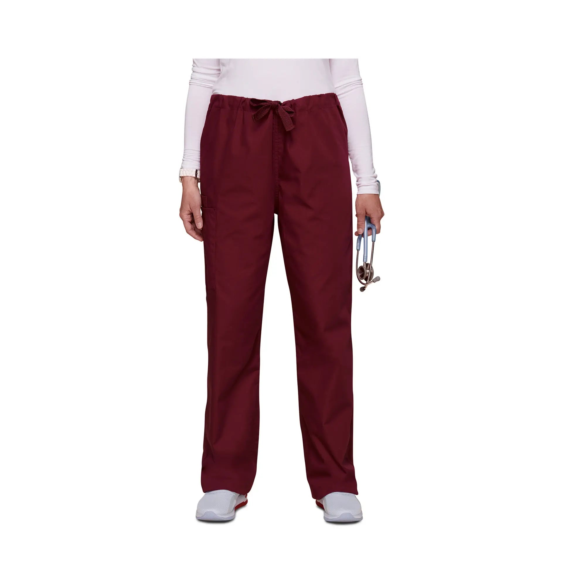 Nanterre - Pantalon large à cordon de serrage - Unisexe - Cherokee - Couleur 2 Cherokee Authentic Workwear  Bordeaux-XXXL