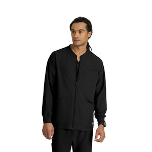 Oly - Veste médicale col rond - Homme - Skechers SKECHERS  Noir / XL