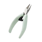 Ergonomische spijkertang - Groen - Rechte snede 20 mm - Fijne platte bek - 13 cm - RVS - Akori