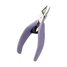 Ergonomische nageltang - Violet - Rechte snede - Brede taps toelopende kaken - 13 cm - Roestvrij staal - Akori