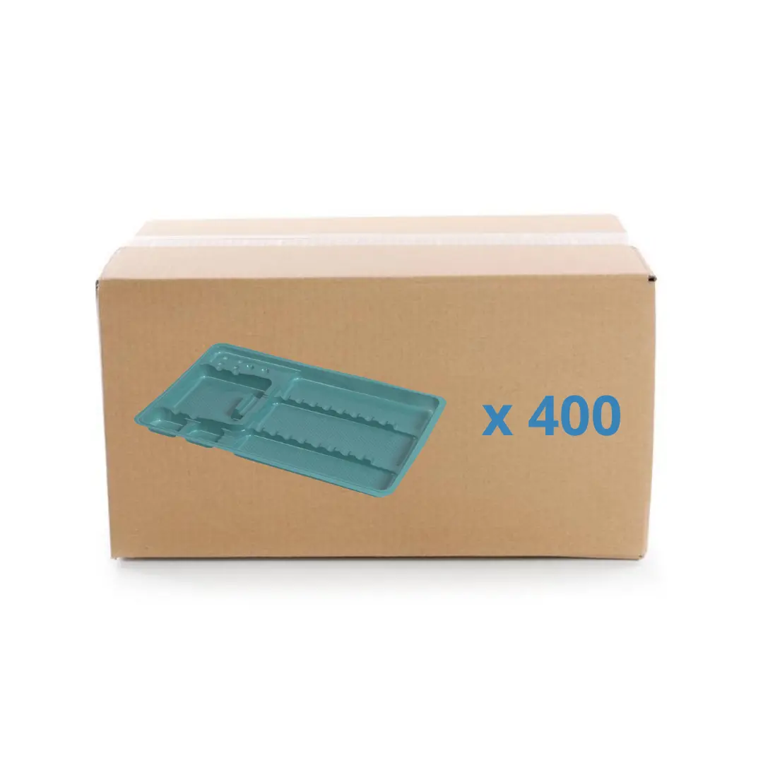 Plateaux de soin à usage unique avec compartiments - 3 formats - Carton de 400 My Podologie 